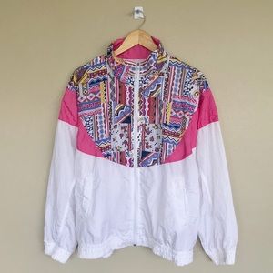 Vintage windbreaker track jacket